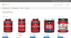 Desktop Screenshot of nutrapura.com.au